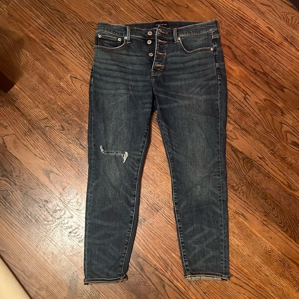Lucky Brand Ava Mid Rise Ankle Jeans